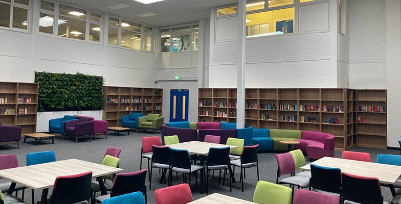 New library at Bolton Little Lever School