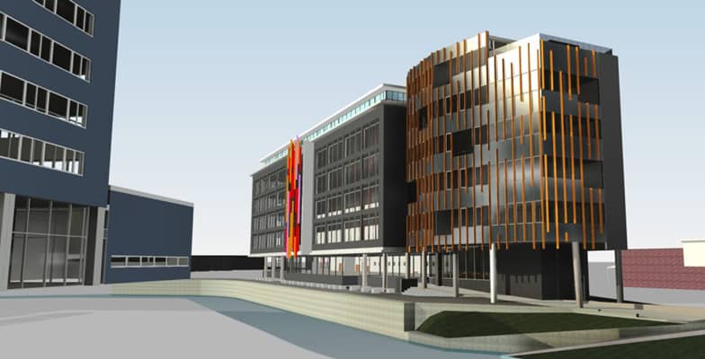 Rochdale College six-storey extension